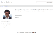 Tablet Screenshot of danagalizia.com